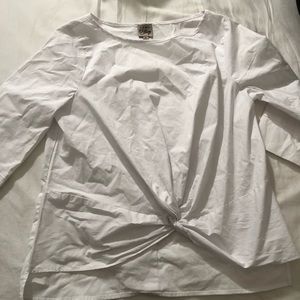 COMO VINTAGE Tied White Shirt